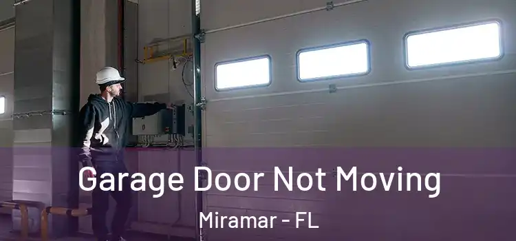  Garage Door Not Moving Miramar - FL