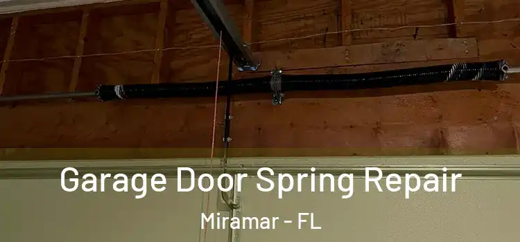  Garage Door Spring Repair Miramar - FL