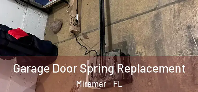  Garage Door Spring Replacement Miramar - FL