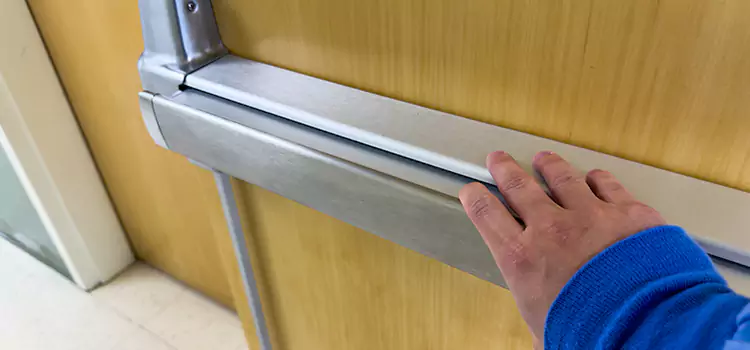 Installing a Push Bar on a Door Miramar